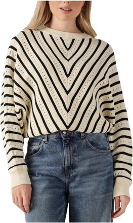 Suncoo Pheana Sweater - Dames - Ronde hals truien - Veelkleurig - XS - Katoen - Truien & Vesten
