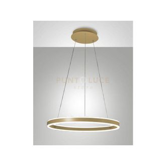 Fabas Luce Palau lampadario a sospensione oro opaco d. 60CM a led 3000K - 60W - 6540 lm dimmerabile