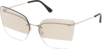 Tom Ford FT0682 28G Shiny Rose Gold/Brown Mirror