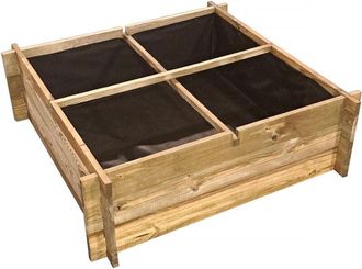 Habitat et Jardin Cuadrado De Huerto aroma - 100 X 100 X 30 Cm