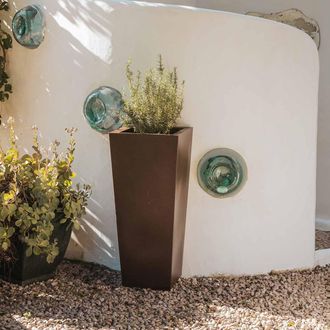 OEM Melisa 40 Macetero Cuadrado Y Alto De Interior Y Exterior Para Plantas Y Flores Muy Resistente Al Paso Del Tiempo. Hecho De Polietileno En Espa&ntilde;a - Br