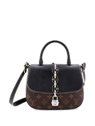 Louis Vuitton Chain It Handbag Monogram Canvas with Leather PM shoulder bag - Brown