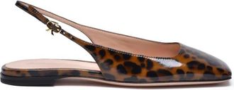 Gianvito Rossi Chanel Ballerina - Dames - Ballerinas - Bruin - 37 EU - Leer - Schoenen