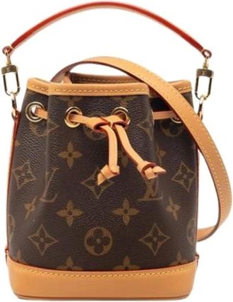 Louis Vuitton Pre-owned Bucket Bags, female, Brown, Size: ONE SIZE Pre-owned Bucket Bag