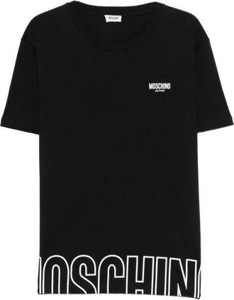 Moschino T-shirts en polos Zwart - Heren - T-shirts - Zwart - S - Katoen - Tops