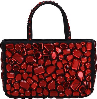 Gedebe Soho Jewel mini tas - Dames - Handtassen - Rood - ONE Size - Tassen