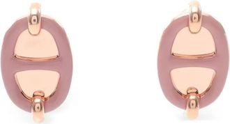 Herm&egrave;s Orecchini Maillon mini anni 2010 - Rosa