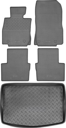 OEM Juego De Alfombrillas De Goma Para Coche Y Maletero Para Mazda Cx-3 Crossover (2015-2018)