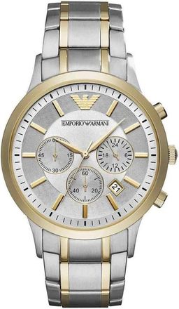 Emporio Armani Accessoires, Heren, Grijs, ONE Size, Renato Chronograph