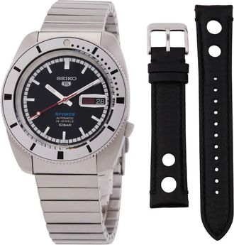 Seiko Limited Edition 5 Sports Automatic Black Dial Watch SRPL05K1