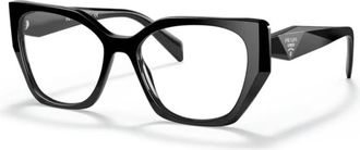 Prada Vista Stijlvolle Zonnebril - unisex - Brillen - Zwart - 52 MM - Accessoires