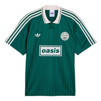 adidas Tour Jacquard Jersey Asia Sizing Collegiate Green Cream White KW6284