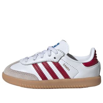 adidas (TD) adidas Samba OG White Collegiate Burgundy Gum IE1336