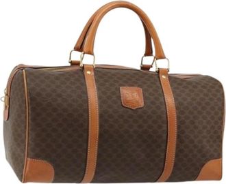 Celine Pre-owned Vintage Boston Bag - Dames - Vintage Weekendtas - Bruin - ONE Size - Leer - Vintage
