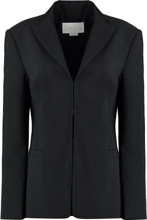 Genny Techno Fabric Jacket - Dames - Blazers - Zwart - L - Polyester - Jassen