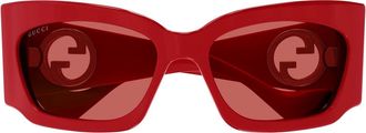 Gucci GG1412S004 Sunglasses - Red