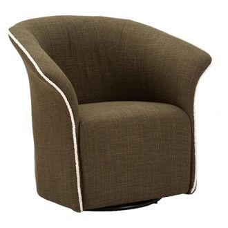 Dmora Sill&oacute;n Toamas, Base Giratoria, Brazos, Estructura Met&aacute;lica, 84x66x80h Cm Verde