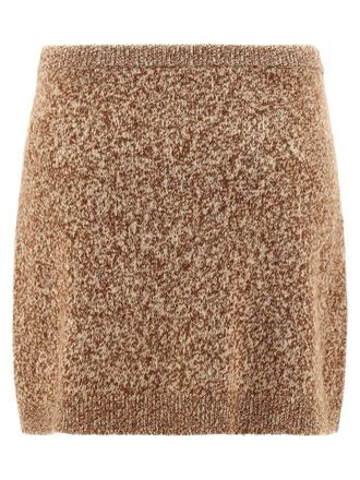 Versace Mouline Skirt - Beige