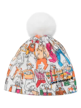Rossignol x JCC Missy beanie hat - women - Acrylic/Polyester - One Size - White