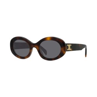 Celine Celine - Cl40194U Ovale Zonnebril - Dames - Accessoires - Bruin - Maat: 52 MM Polyamide