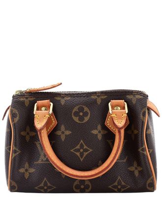 Louis Vuitton Brown Monogram Canvas Speedy Mini Hl (Authentic Pre-Loved)