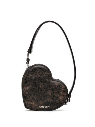 AMBUSH アンブッシュ ハートレザーハンドバッグ レッド AMBUSH Heart レザートートバッグ | レッド | FARFETCH JP