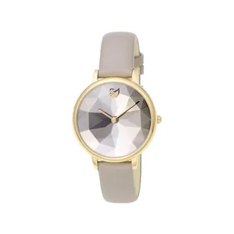 Swarovski Crystal Lake Quartz Grey Dial Ladies Watch 5415996