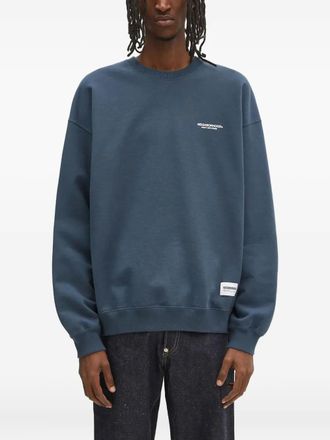 Neighborhood crew neck logo sweatshirt - men - Fabric - L - Blue