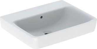 Keramag Keramag - Geberit Renova Plan, Lavabo, 60x48 Cm, Sin Agujero Para Grifo