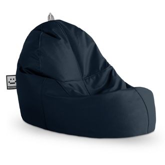 Happers Happers - Puff Lounge Polipiel Para Exterior O Interior Azul Oscuro &Uacute;nico Azul Oscuro