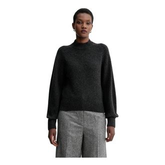 Sessun Dames, Truien, Grijs, Maat: XS Wol