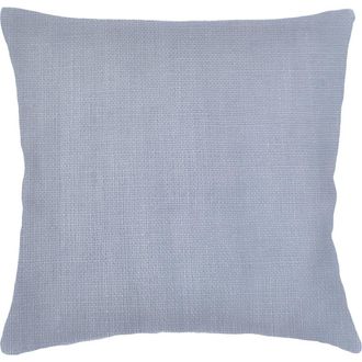 Anaya with Love So Soft Linen Euro Pillow with Down Alternative Insert in Chambray Blue at Nordstrom, Size 26X26