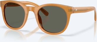 Costa Womens Middles Polarized Sunglasses In Sun Ray/gray
