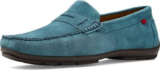 Marc Joseph New York Hamilton Pl Mens Lace Up Wing Tip Shoes Atlantic Blue Suede : 10.5 M