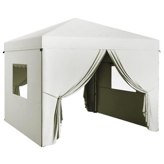 OUTSUNNY Carpa plegable 300x300x280 cm blanco