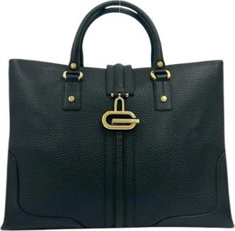 Gucci Pre-owned Vintage Tote Bag - Dames - Vintage Handtas - Zwart - ONE Size - Leer - Vintage