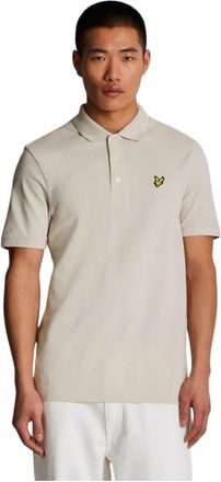 Lyle & Scott Polo Shirt - Heren - Polos - Beige - XL - Katoen - Tops