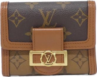 Louis Vuitton Marron Monogram Monogram Reverse Wallet (Tri-Fold) (Pre-Owned)