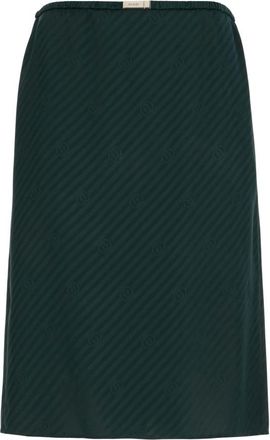 Gucci Interlocking G Jacquard Rok - Dames - Rokken - Groen - Maat: M Zijde
