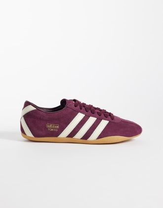 adidas Originals Tokyo - Sneakers color crema e bordeaux-Rosso