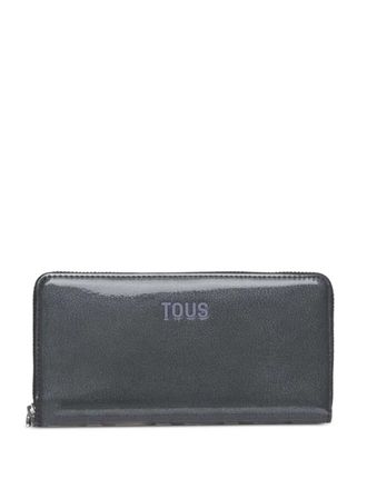 Tous zip-around wallet - women - Leather - One Size - Black