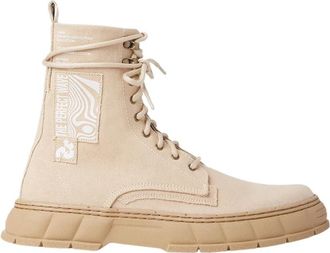 Viron Boots - unisex - Veterlaarzen - Beige - 36 EU - Katoen - Schoenen