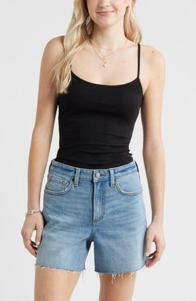 BP. Core Stretch Cotton Camisole in Black at Nordstrom, Size Xx-Small