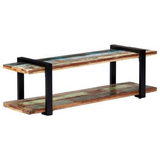 Berkfield Home TV Cabinet 130x40x40 cm Solid Reclaimed Wood | Size: 130 x 40 x 40 cm