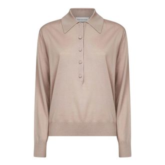 Dries Van Noten Dames, Tops, Beige, Maat: XS Wol