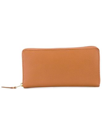 Comme Des Garçons leather continental wallet - Brown