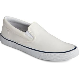 Sperry Top-Sider Striper II Slip-On Sneaker in White at Nordstrom Rack, Size 13
