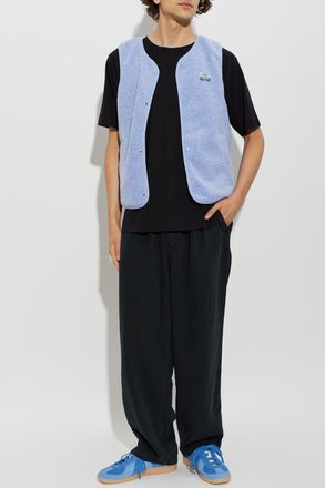 American Vintage Vest With Patch, Mens, Blue
