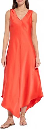 Lyss&eacute; Sakura Bias Handkerchief Dress In Red Kiss