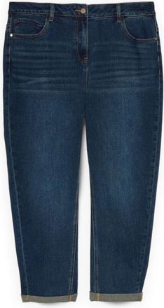Fiorella Rubino Balloon Jeans - Dames - Regular Fit Jeans - Blauw - XL - Katoen - Jeans